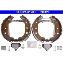 Brake Shoe Set ATE 03052101203 for CITROEN FIAT PEUGEOT