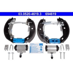 Brake Shoe Set ATE 03052046193 for MERCEDES ACLASS