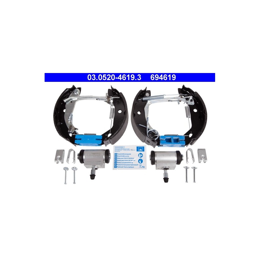 Brake Shoe Set ATE 03052046193 for MERCEDES ACLASS