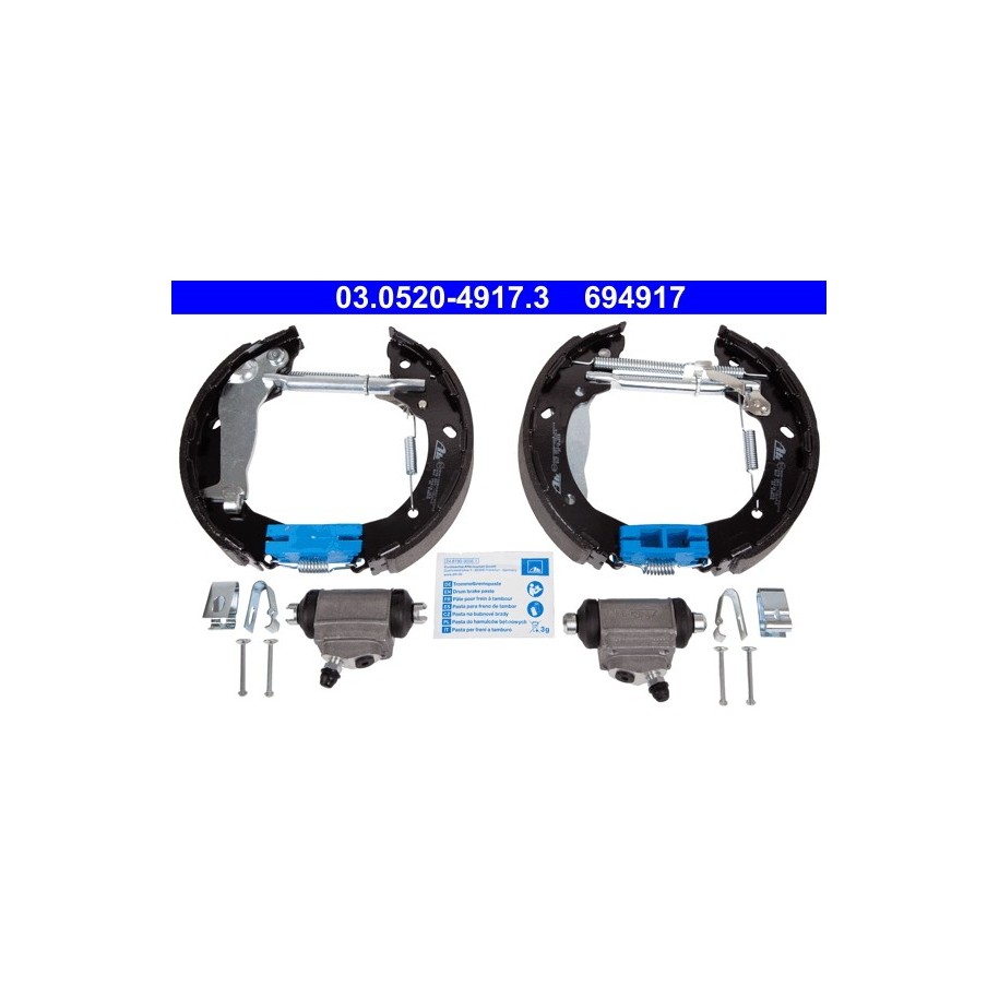 Brake Shoe Set ATE 03052049173 for HYUNDAI KIA