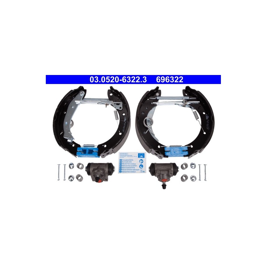 Brake Shoe Set ATE 03052063223 for CITROEN PEUGEOT OE 42414G
