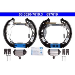 Brake Shoe Set ATE 03052076193 for FORD FIESTA KA+