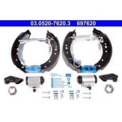 Brake Shoe Set ATE 03052076203 for CITROEN PEUGEOT C2 C3 1007