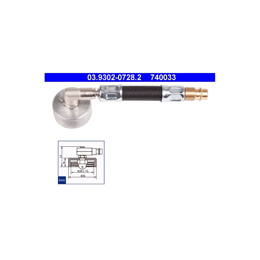 Brake Bleeder Adapter ATE 03930207282