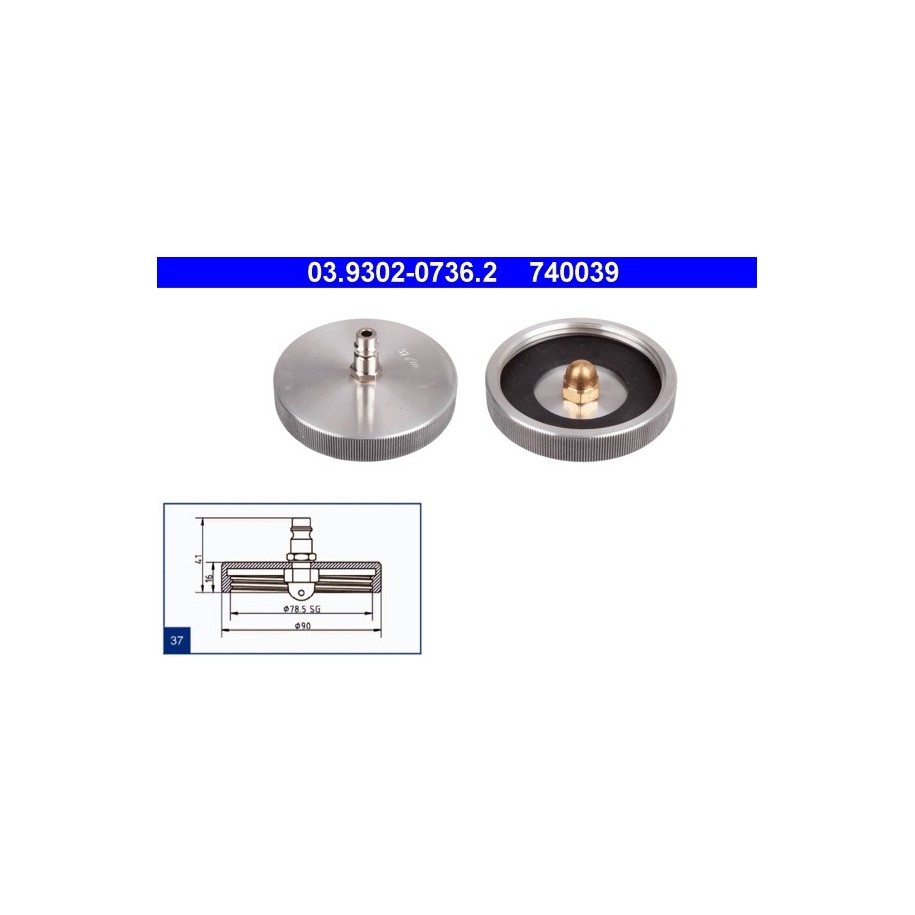 Brake Bleeder Adapter ATE 03930207362