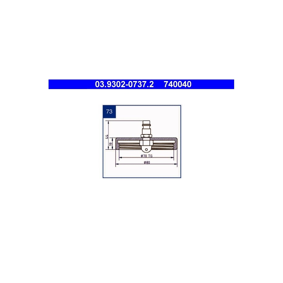 Brake Bleeder Adapter ATE 03930207372