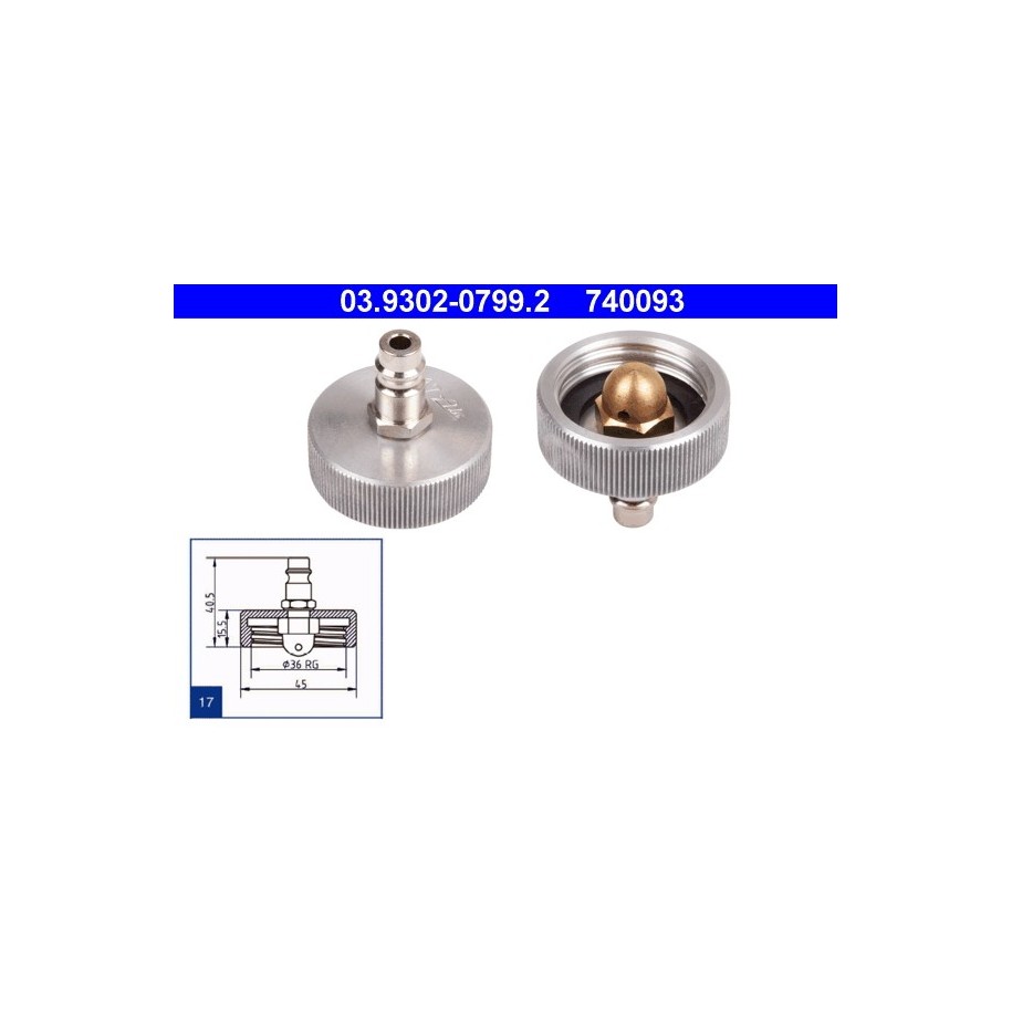 Brake Bleeder Adapter ATE 03930207992