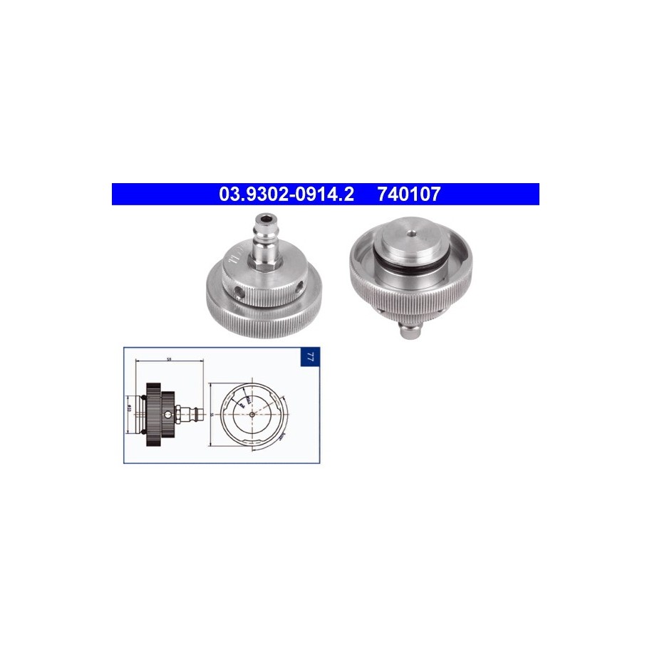 Brake Bleeder Adapter ATE 03930209142