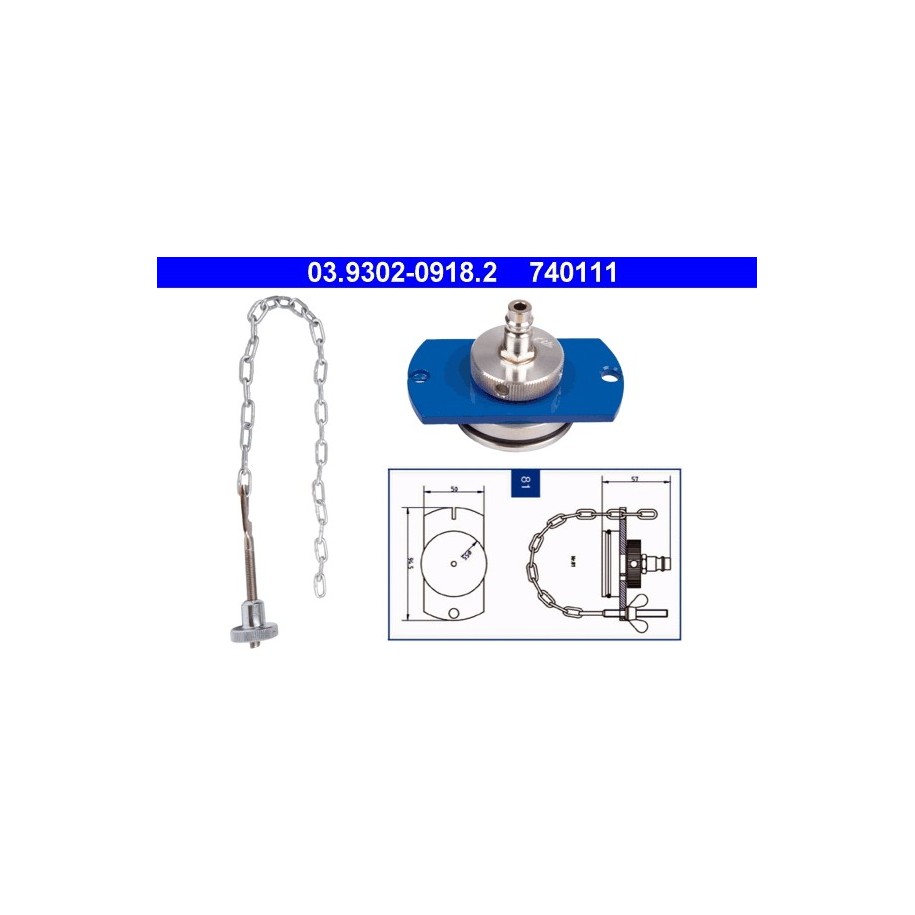 Brake Bleeder Adapter ATE 03930209182