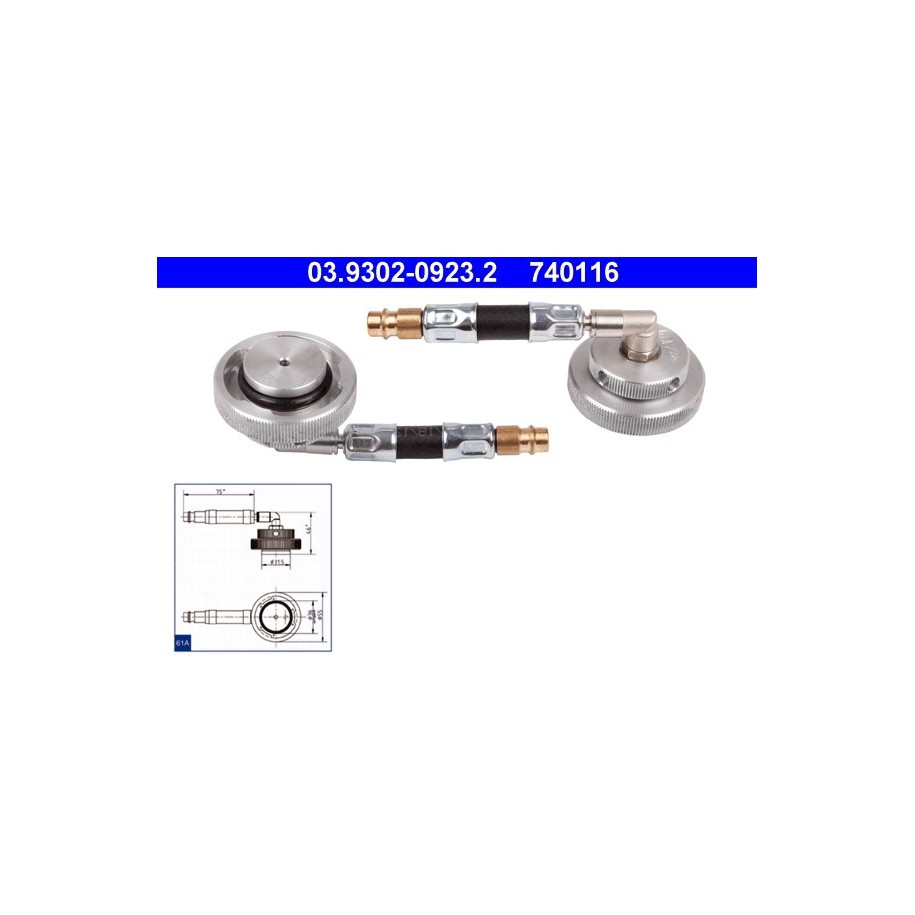 Brake Bleeder Adapter ATE 03930209232