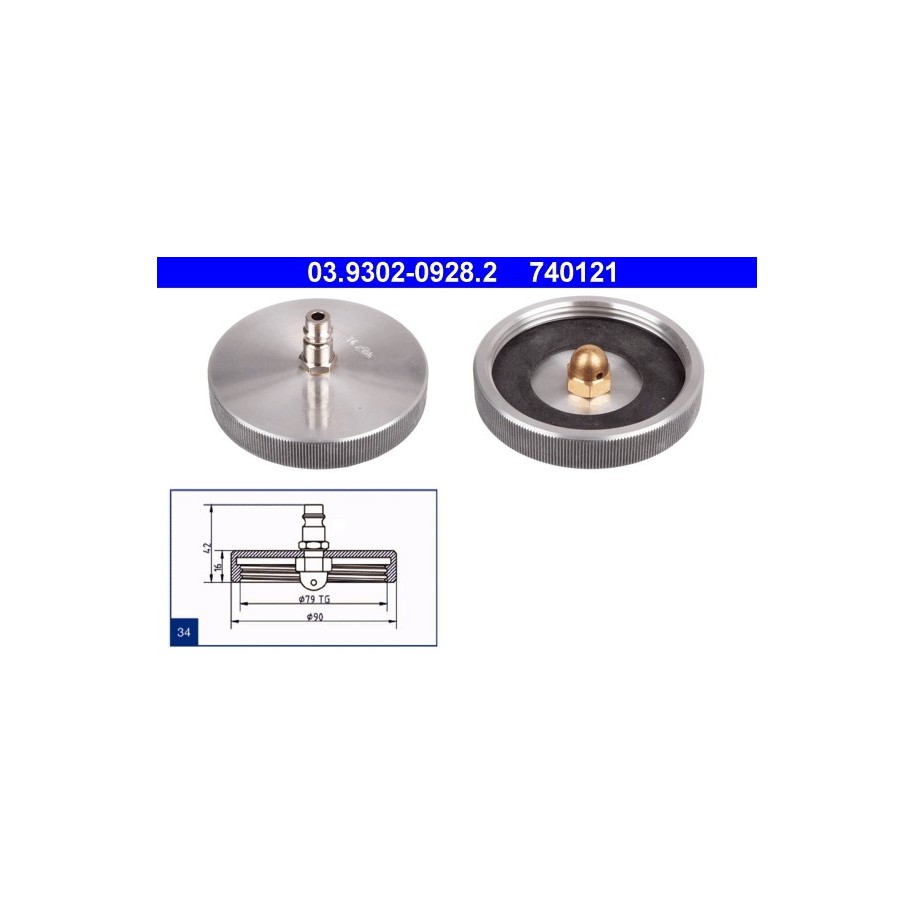 Brake Bleeder Adapter ATE 03930209282