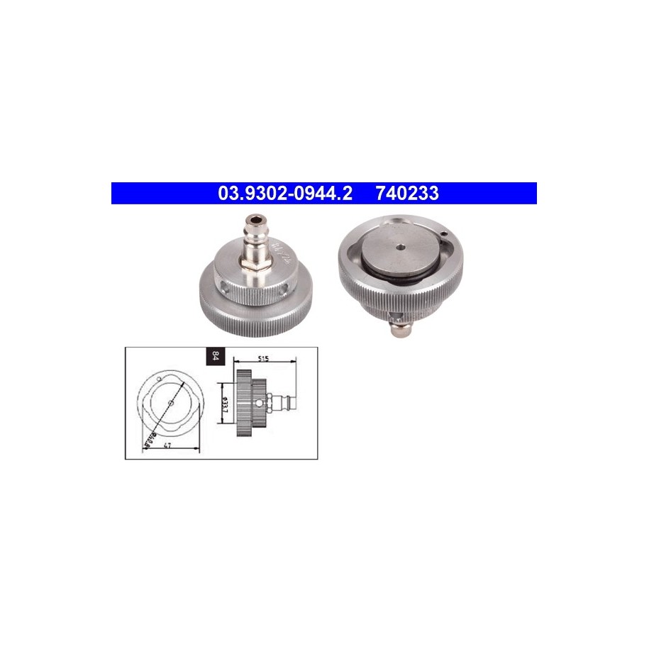 Brake Bleeder Adapter ATE 03930209442