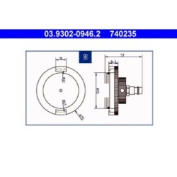 Brake Bleeder Adapter ATE 03930209462