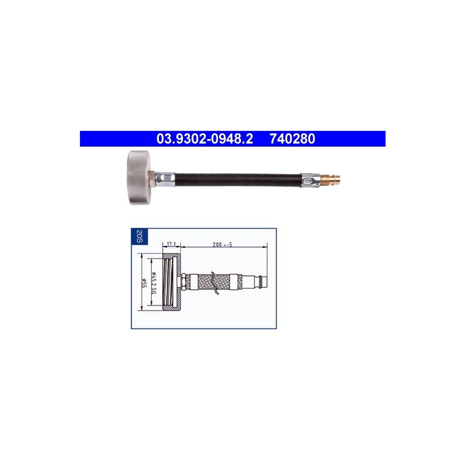 Brake Bleeder Adapter ATE 03930209482