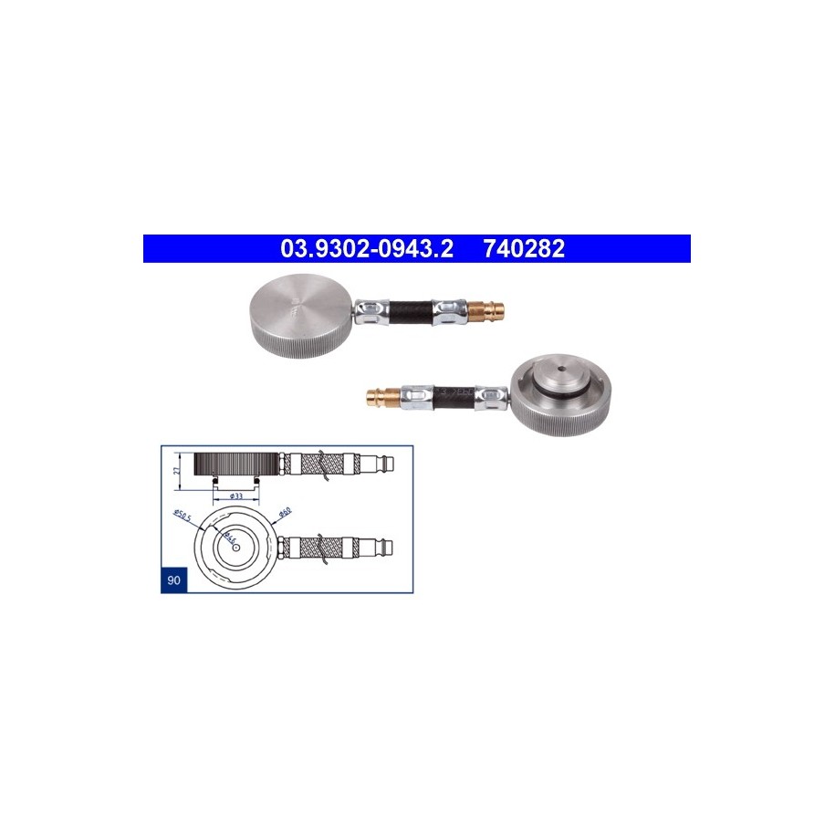 Brake Bleeder Adapter ATE 03930209432