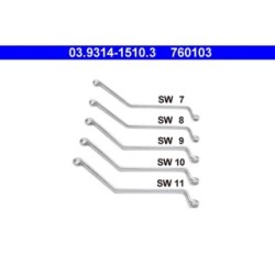 Ring open Ended Spanner Set ATE 03931415103