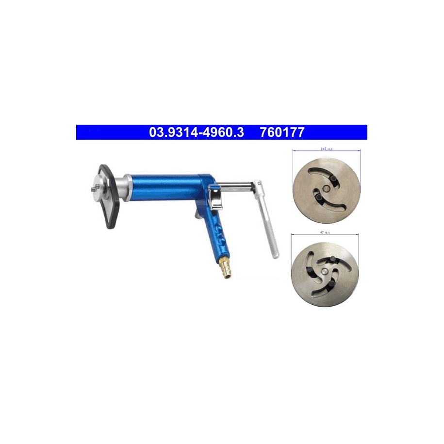 Brake Caliper Piston Reset Tool Set ATE 03931449603