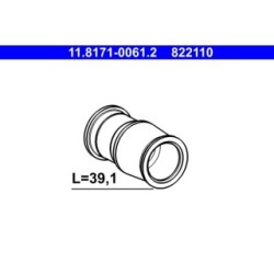 Brake Caliper Guide Sleeve ATE 11817100612
