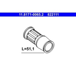 Brake Caliper Guide Sleeve ATE 11817100652