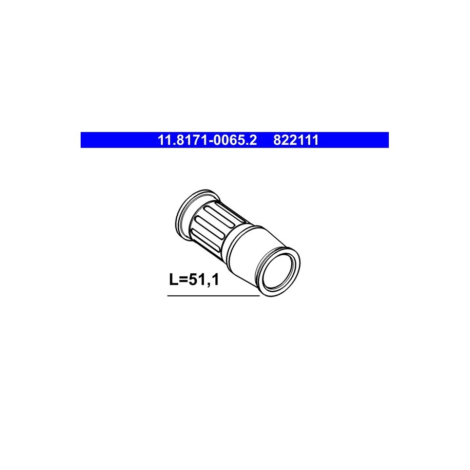 Brake Caliper Guide Sleeve ATE 11817100652
