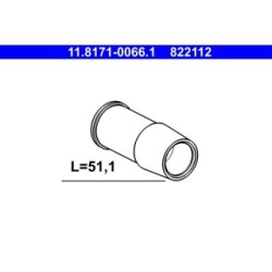 Brake Caliper Guide Sleeve ATE 11817100661