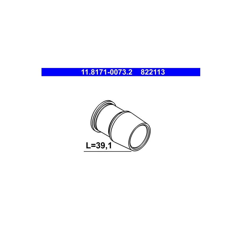 Brake Caliper Guide Sleeve ATE 11817100732