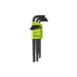 9 PC LONG MAG HEX BALL KEY METRIC