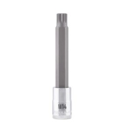 1/2DR M14 MULTSPLINE BIT 90MM LONG