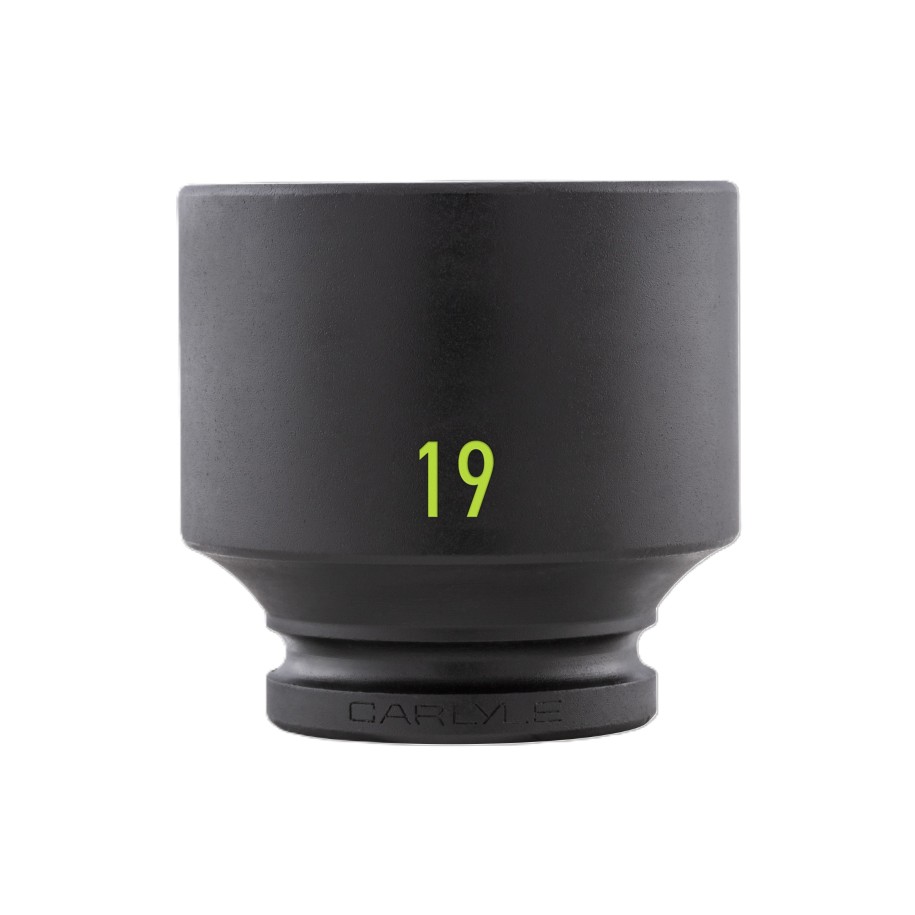 1DR  6PT STANDARD IMPACT SCKT  19MM