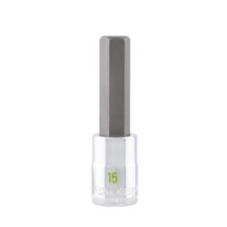 1/2DR 15MM HEX BIT SOCKET 90MM LONG