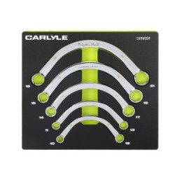 5 PC Metric 12 PT Half Moon Wrench Set