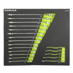 19 PC Metric 12 PT Combination Wrench Set