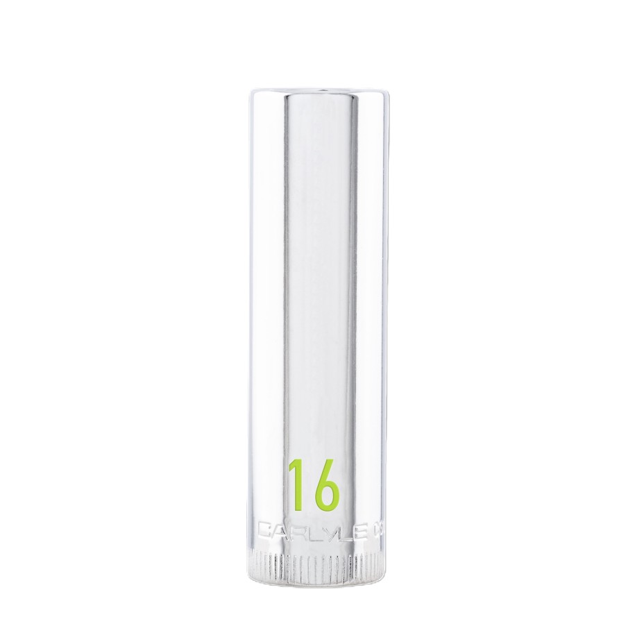 1/2 Drive 16mm 6 point deep chrome socket