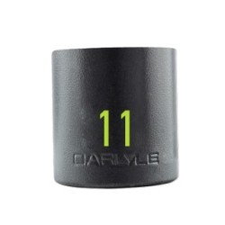 1/2in Drive 11mm 6 PT Stubby Impact Socket
