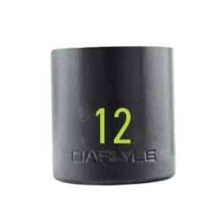 1/2in Drive 12mm 6 PT Stubby Impact Socket