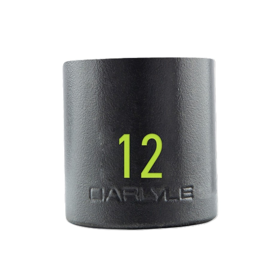 1/2in Drive 12mm 6 PT Stubby Impact Socket