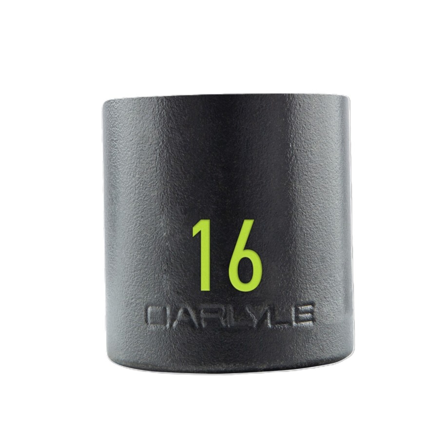 1/2in Drive 16mm 6 PT Stubby Impact Socket