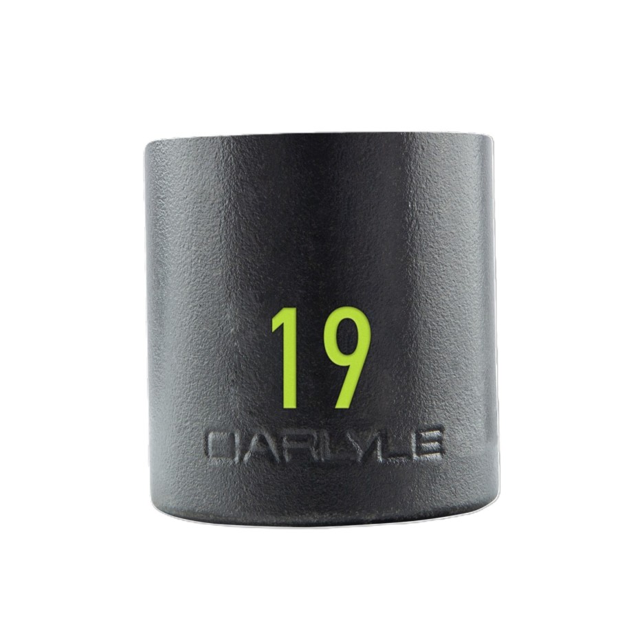 1/2in Drive 19mm 6 PT Stubby Impact Socket