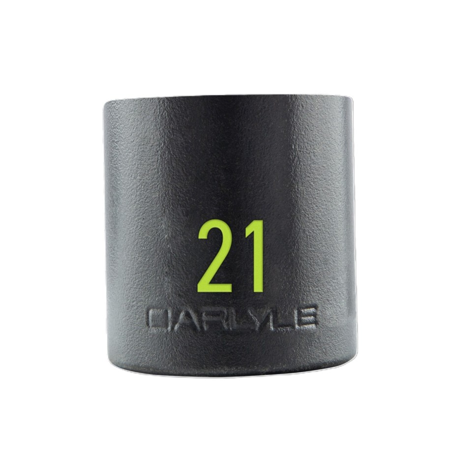 1/2in Drive 21mm 6 PT Stubby Impact Socket
