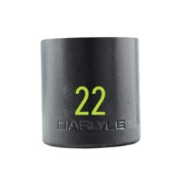 1/2in Drive 22mm 6 PT Stubby Impact Socket