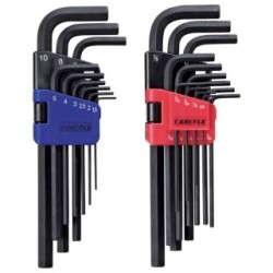 Hex Key Set Long Hex SAE & Metric Carlyle Hand Tools
