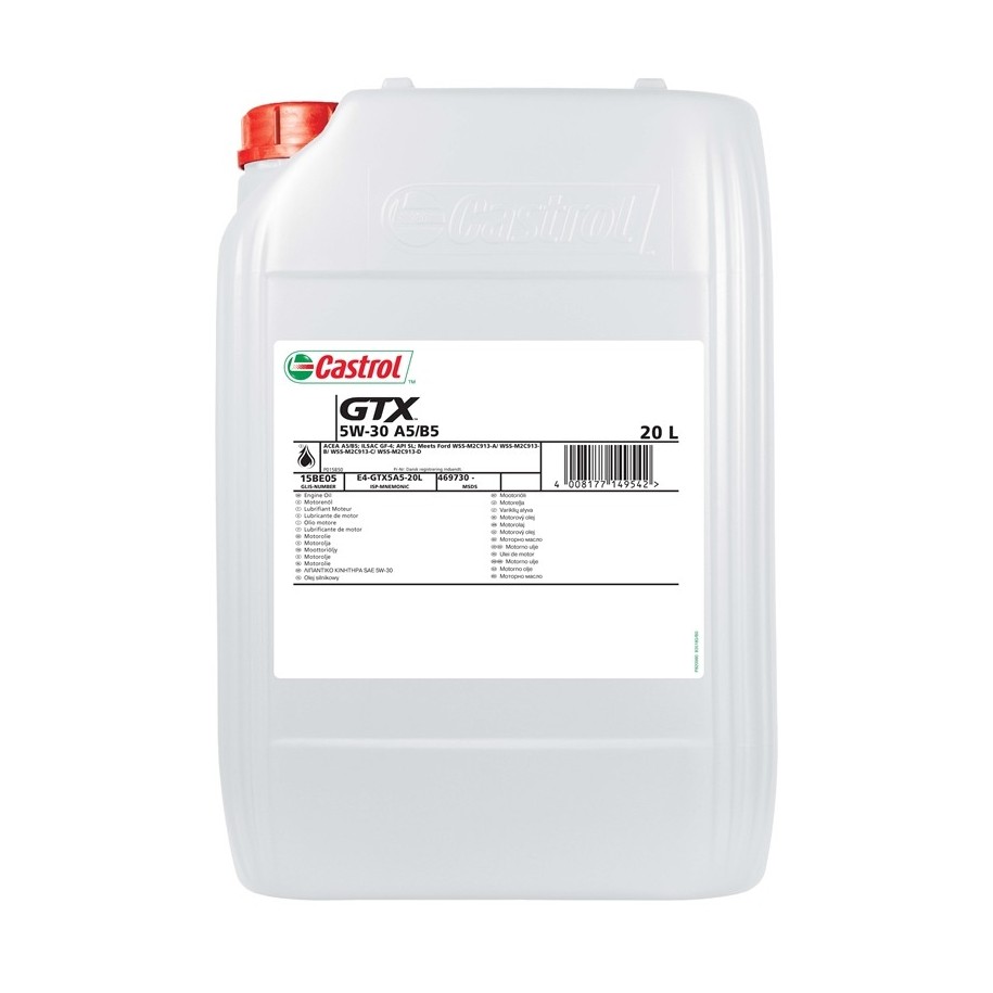 Castrol GTX 5W-30 A5/B5 20 litre