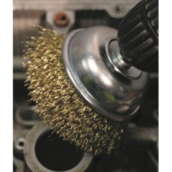 Wire Brush - With Quick Chuck End - 75mm Type Cup Brush