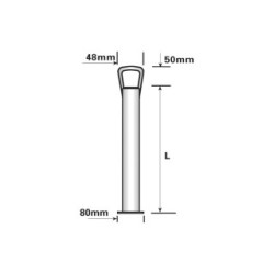 MP8118 750 x 48mm Propstand With Handle