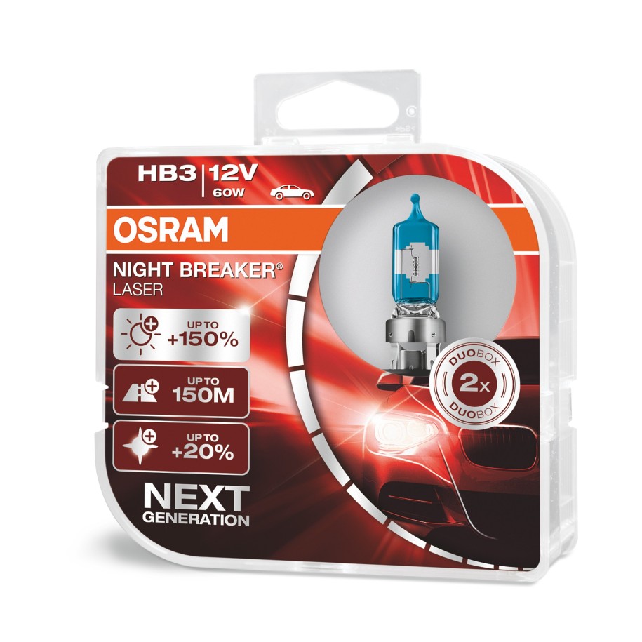 Performance Bulbs - +150% More Light HB3 (9005) P20d - Halogen - NIGHT BREAKER LASER