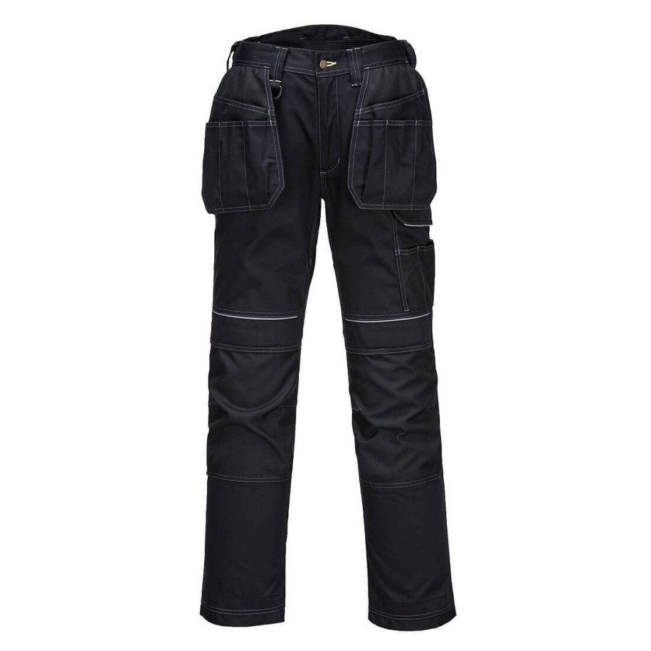 PW305 - PW3 Stretch Holster Work Trousers - Black