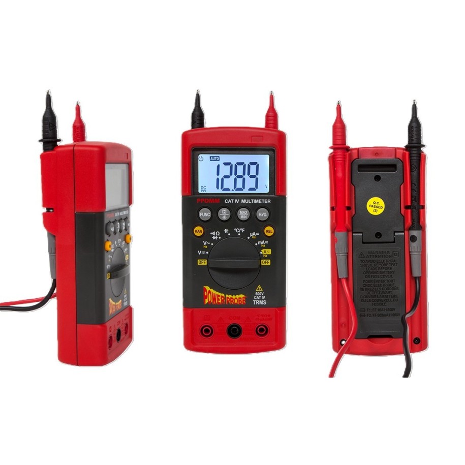 Multimeter CAT-IV Digital Measures AC/DC Voltage Current Resistance