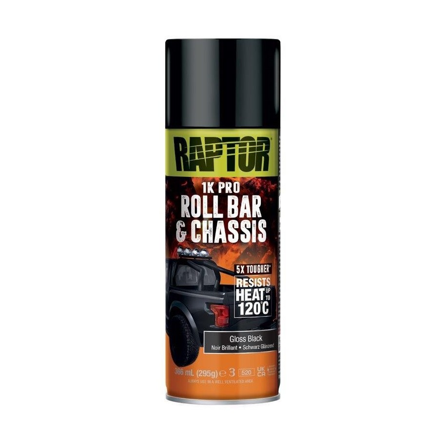 Raptor Roll Bar & Chassis Gloss Black 366ml