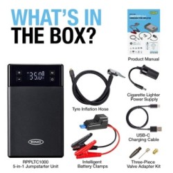 5 IN 1 JUMP START AND TYRE INFLATOR