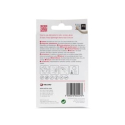 VELCRO Brand Stick On Coins 16mmPack of 16 Black